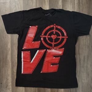 LOVE T-Shirt Loyality Out Values Everything Size S